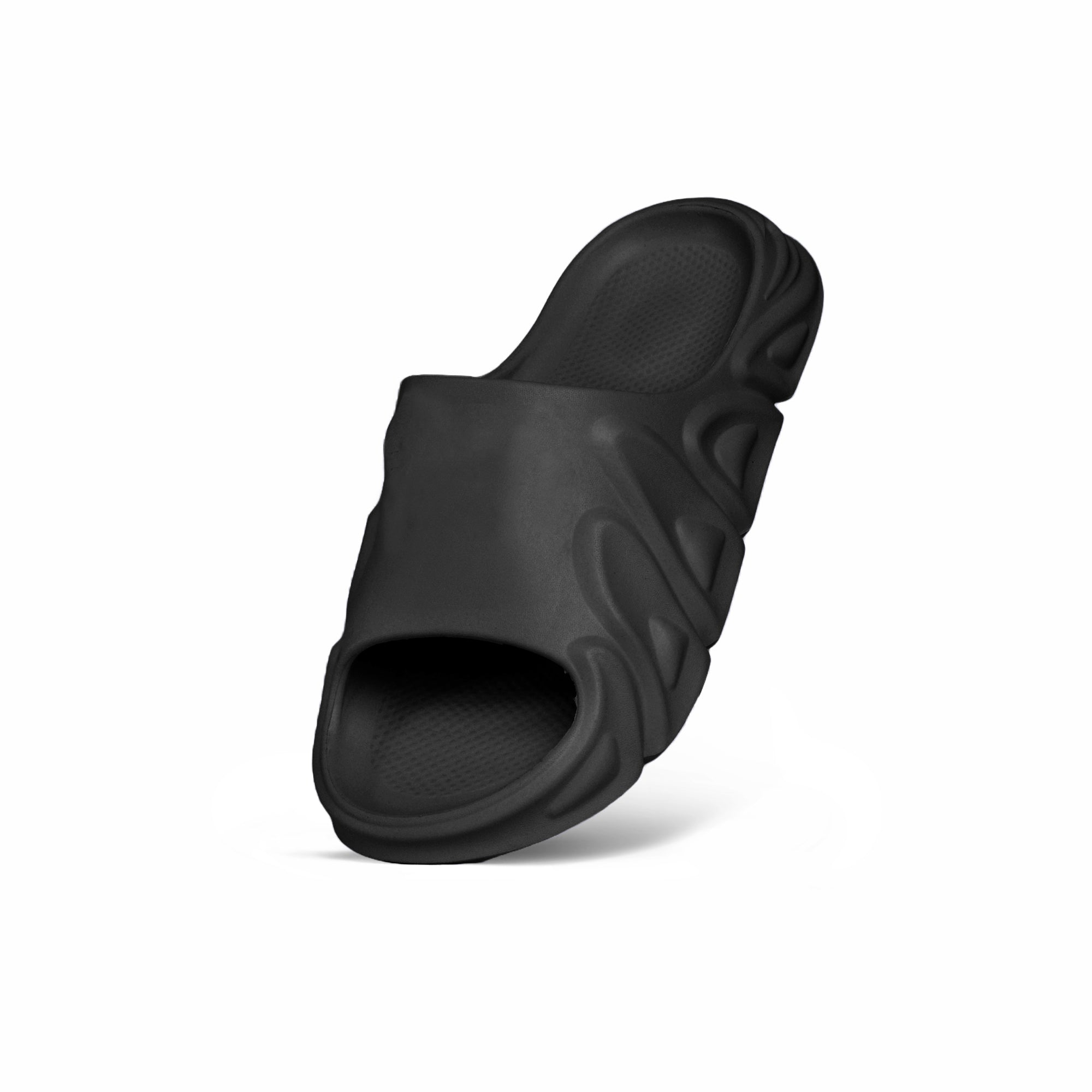 Flame Thrower EVA Slides | Anti-Slip | Waterproof | Comfy - Black