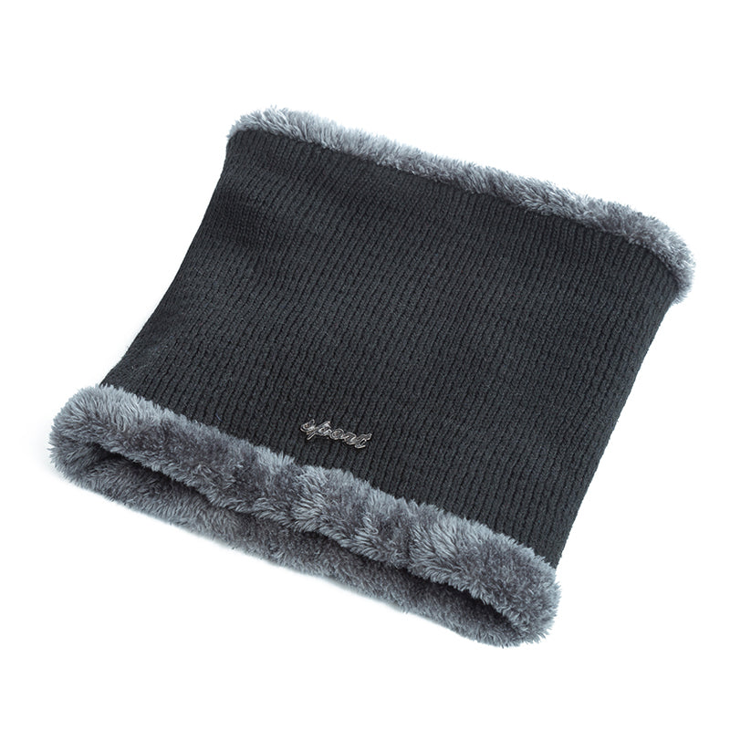 Winter Skullies Beanie Hat Cap And Neck Scarf Wool Warm